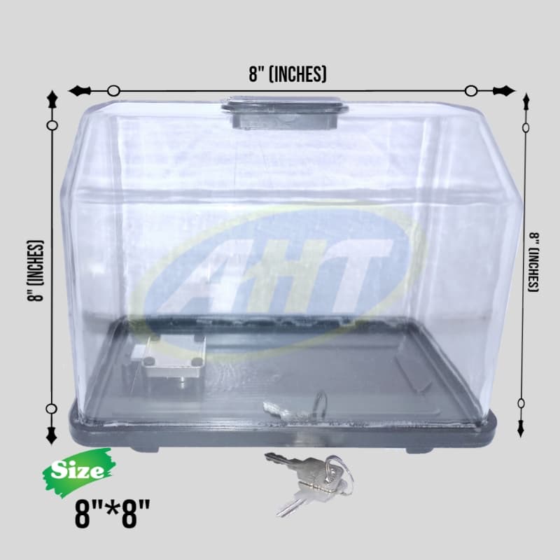 Big Size Acrylic Donation Box For Charity Collection